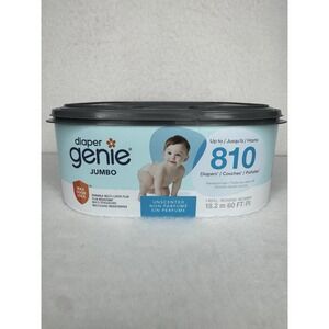 Diaper Genie Jumbo Refill Cartridge Unscented 810 Diapers Compact Select Classic